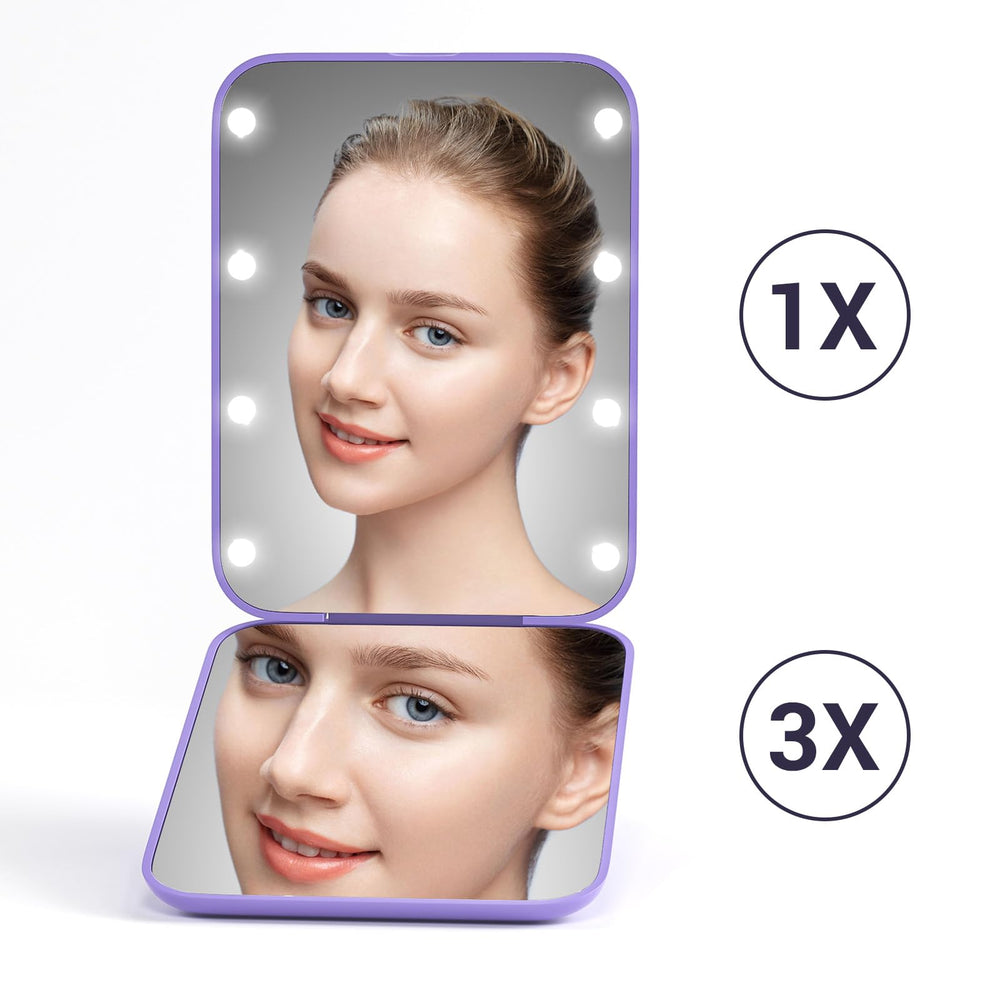 Kintion pocket mirror folding hinge enables 180-degree openness for easy handheld use