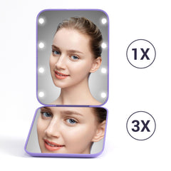 Kintion pocket mirror folding hinge enables 180-degree openness for easy handheld use