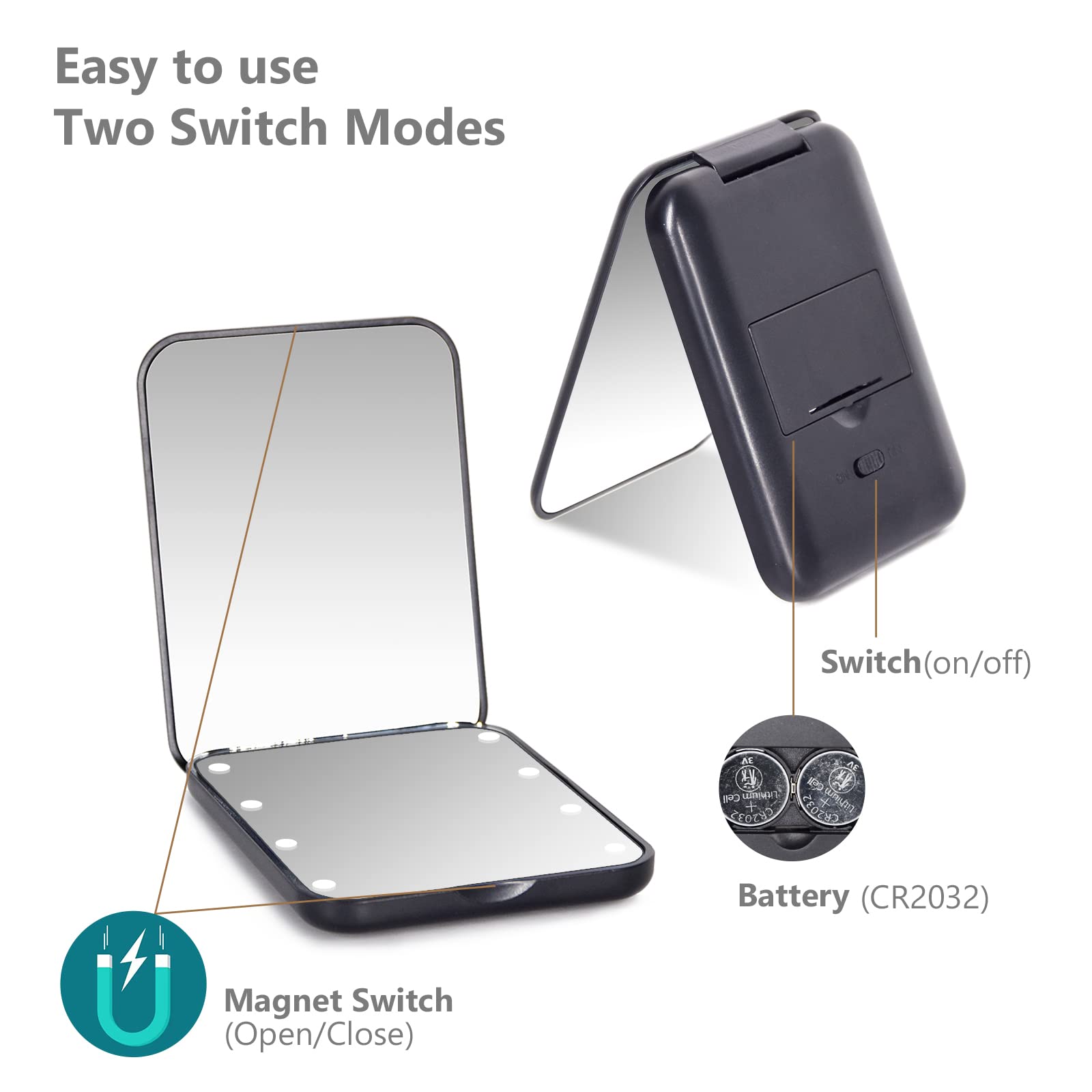 Kintion pocket mirror gift-ready packaging for special occasions.