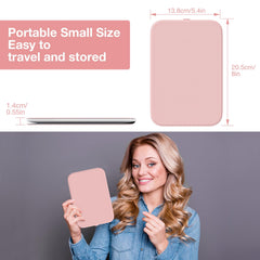 Kintion travel makeup mirror shows true colors with three temperature options for any setting.