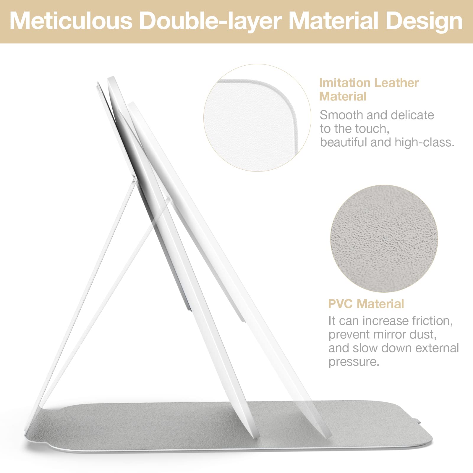 Kintion Travel Makeup Mirror compact and portable for travel