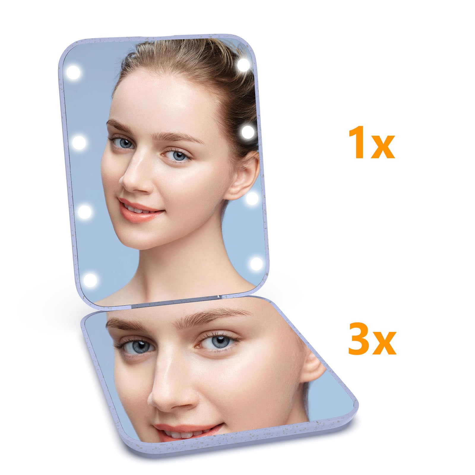 Kintion Wheat Straw Pocket Mirror, gift-ready packaging for special occasions.