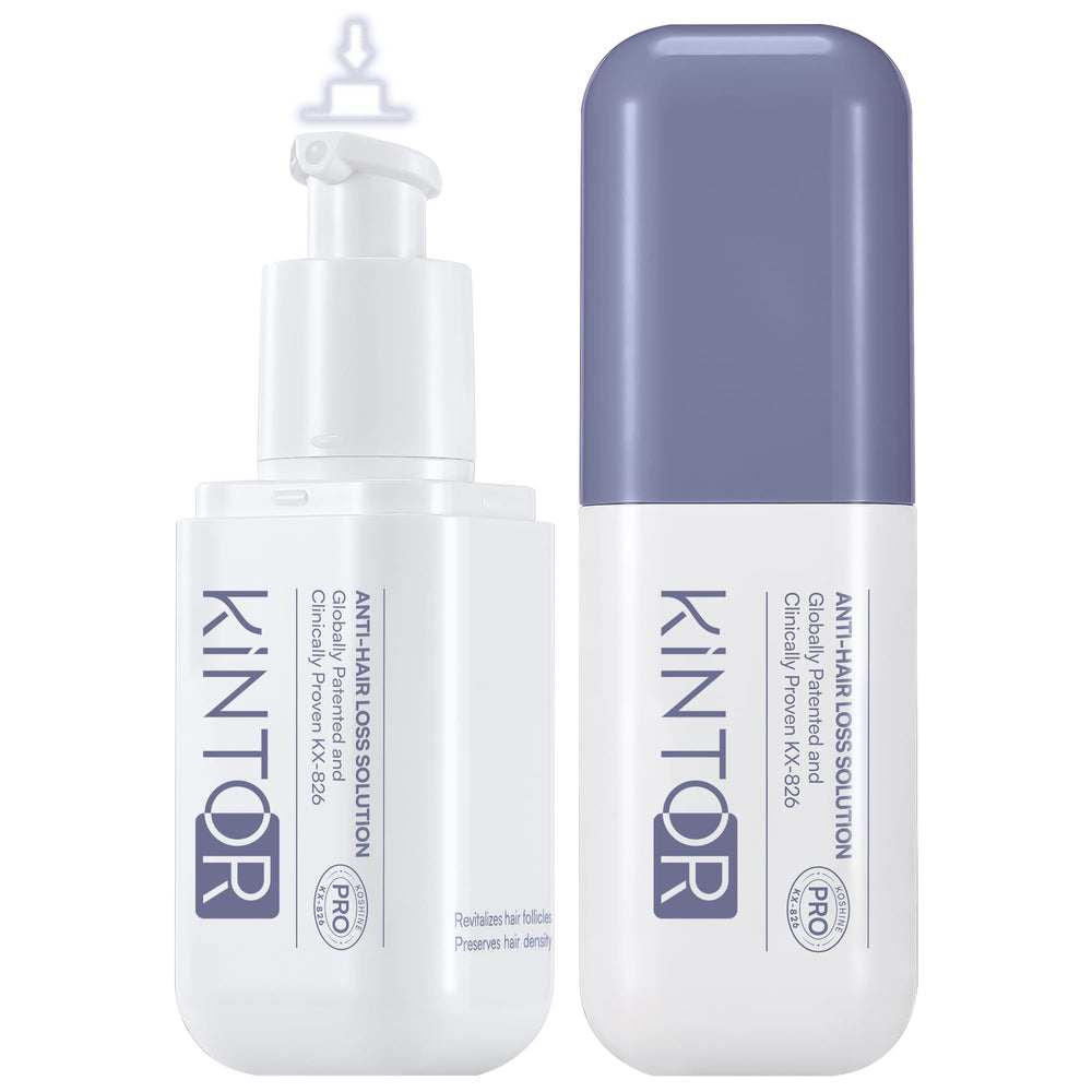 KINTOR KX-826 bottle front view signaling daily-use hair support