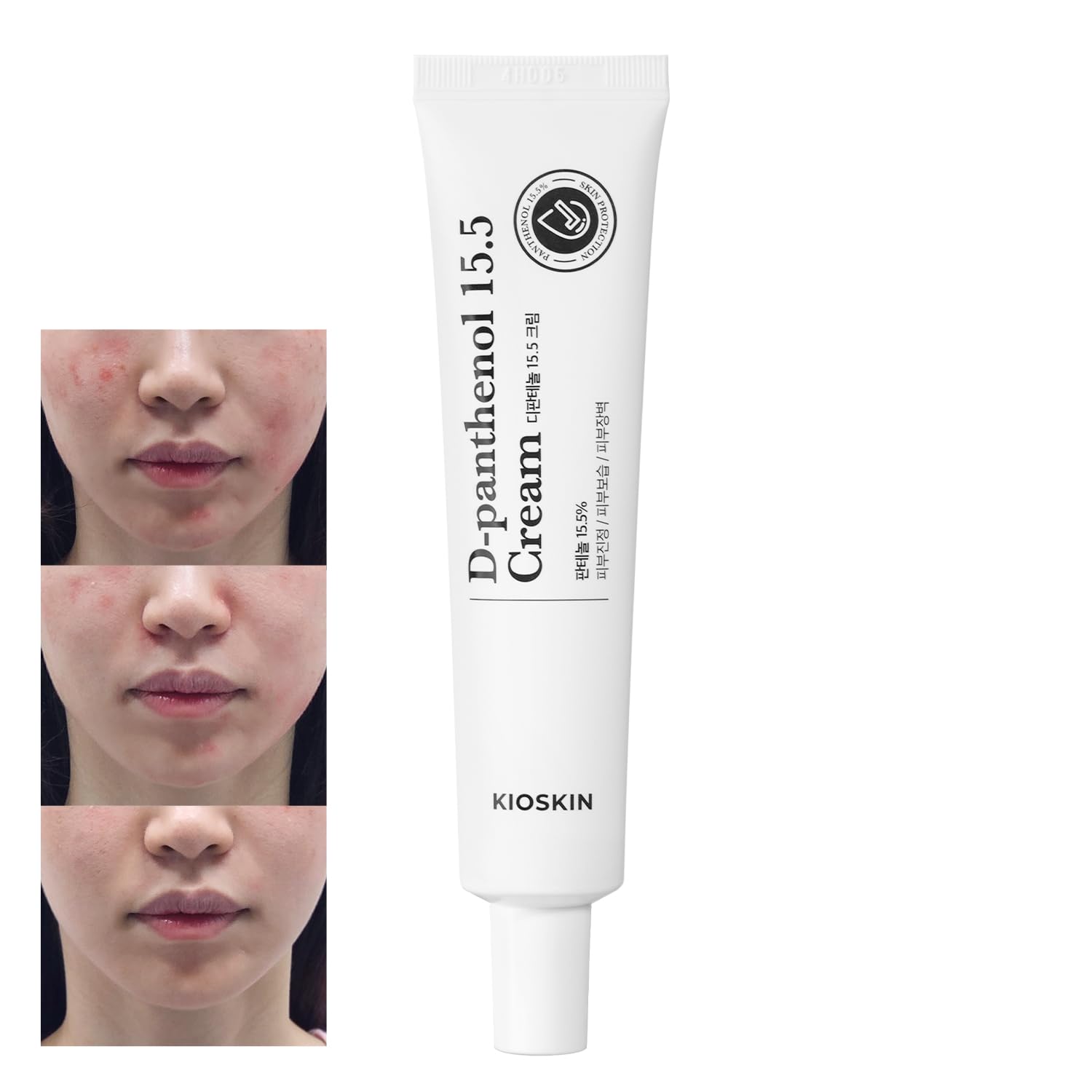 KIOSKIN Hyaluronic acid multi-molecule hydration image suggests deep, lasting moisture across skin layers.