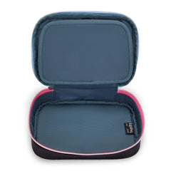 KIPLING 100 Pens FC printed case back view showing compact shape fits backpacks