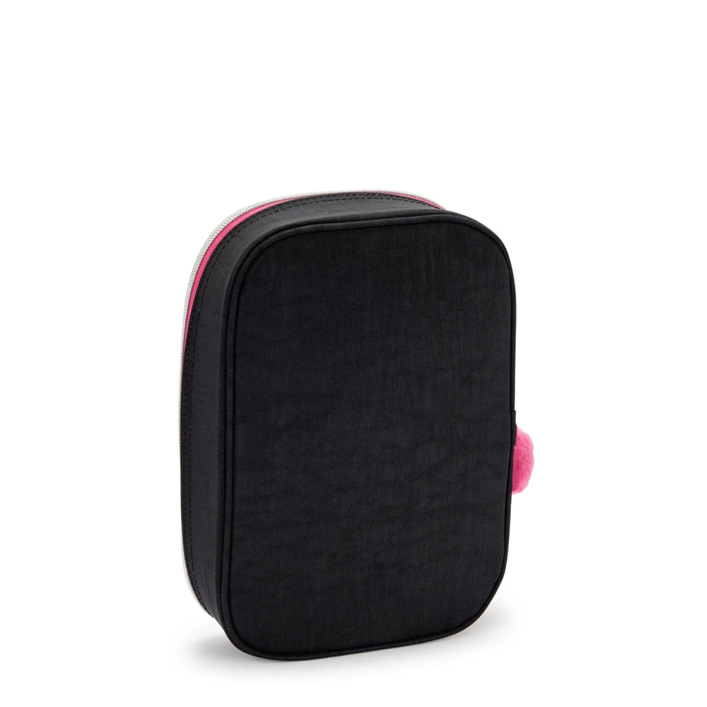 KIPLING 100 Pens FC printed case open layout for versatile storage of pens, makeup, and stationery