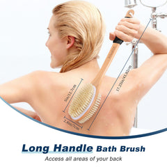 KIPRITII dry-brush with natural stiff bristles stimulates circulation