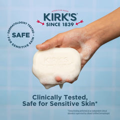 Kirk's Castile coconut oil ingredients highlight natural hydration