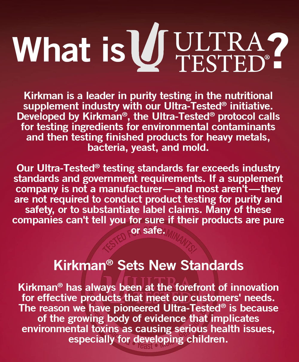 Kirkman epsom-salt-cream usa-tested seal image communicates testing standards.