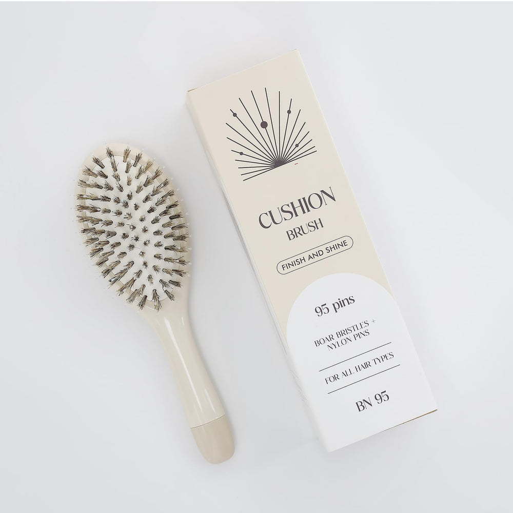 KISMETICS Boar Bristle Hair Brush gift-ready packaging for thoughtful present