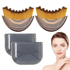 Kismiger brocha contorno linfatico rostro en mano para definir suavemente el contorno facial
