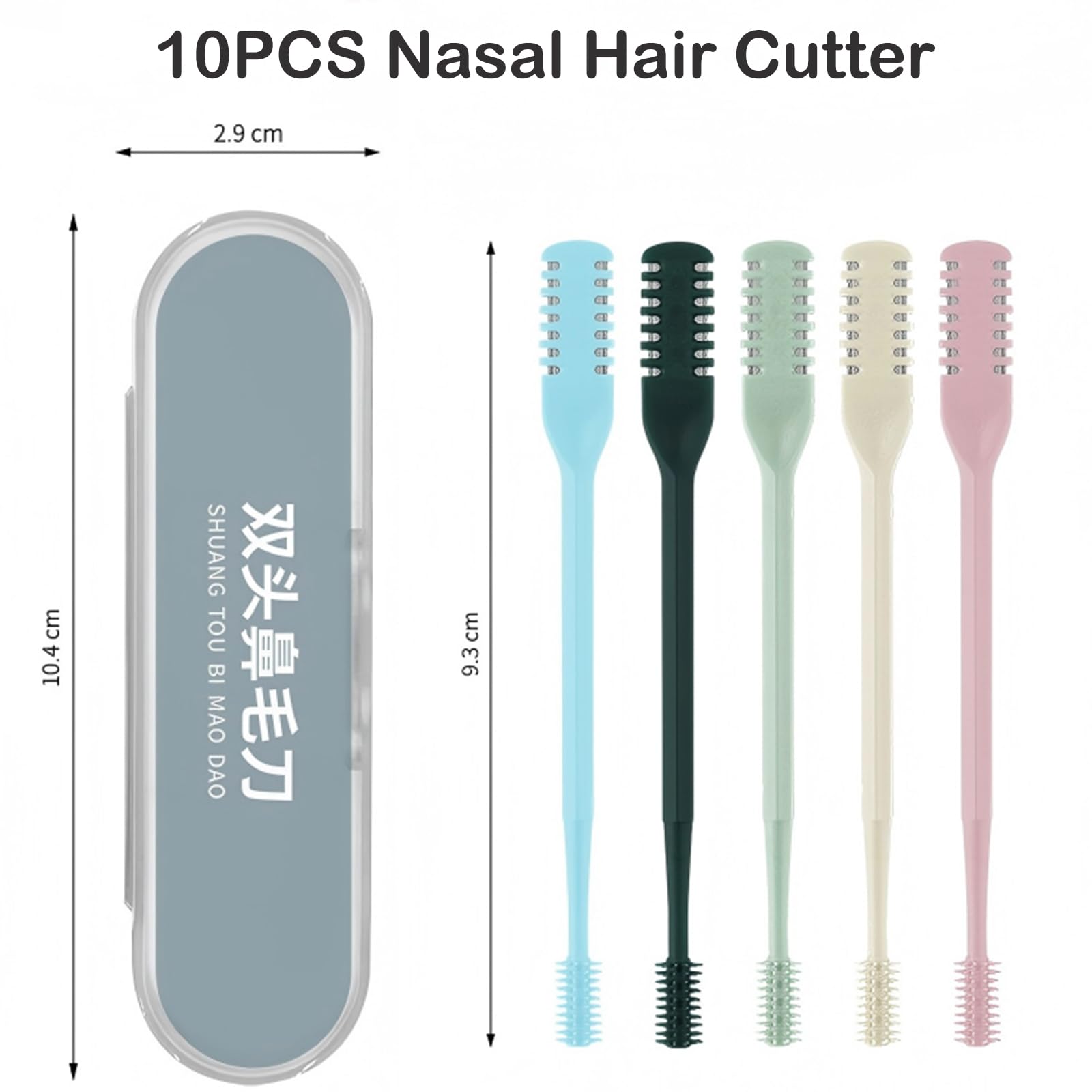 Kismiger nariz-facil-uso sencillo giro para eliminar vello nasal.