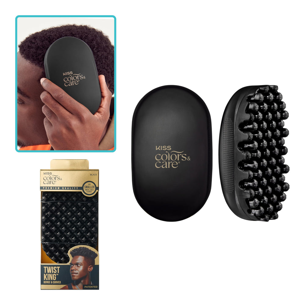 KISS Colors & Care Twist King dense design for quick twist formation.