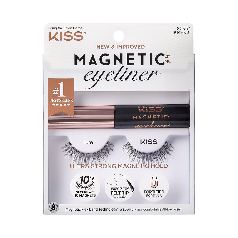 KISS Lure delineador magnético para delineado preciso sin pegamento.
