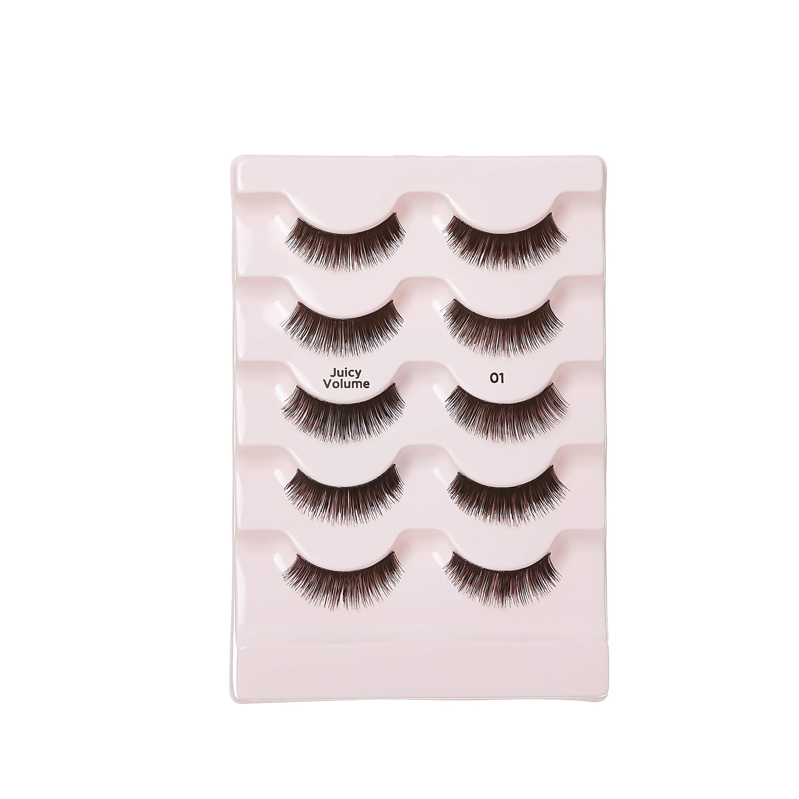 KISS I ENVY Juicy Volume 01 soft-weight lashes close-up for lightweight comfort