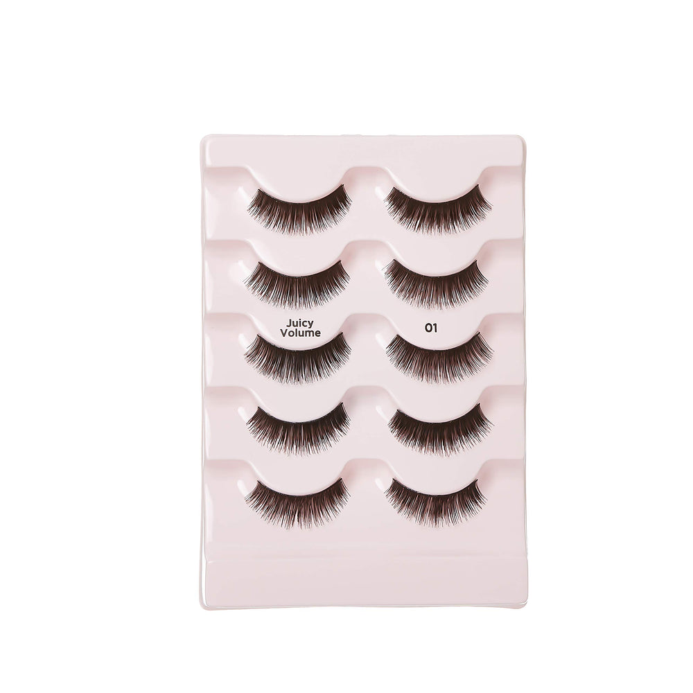 KISS I ENVY Juicy Volume 01 soft-weight lashes close-up for lightweight comfort