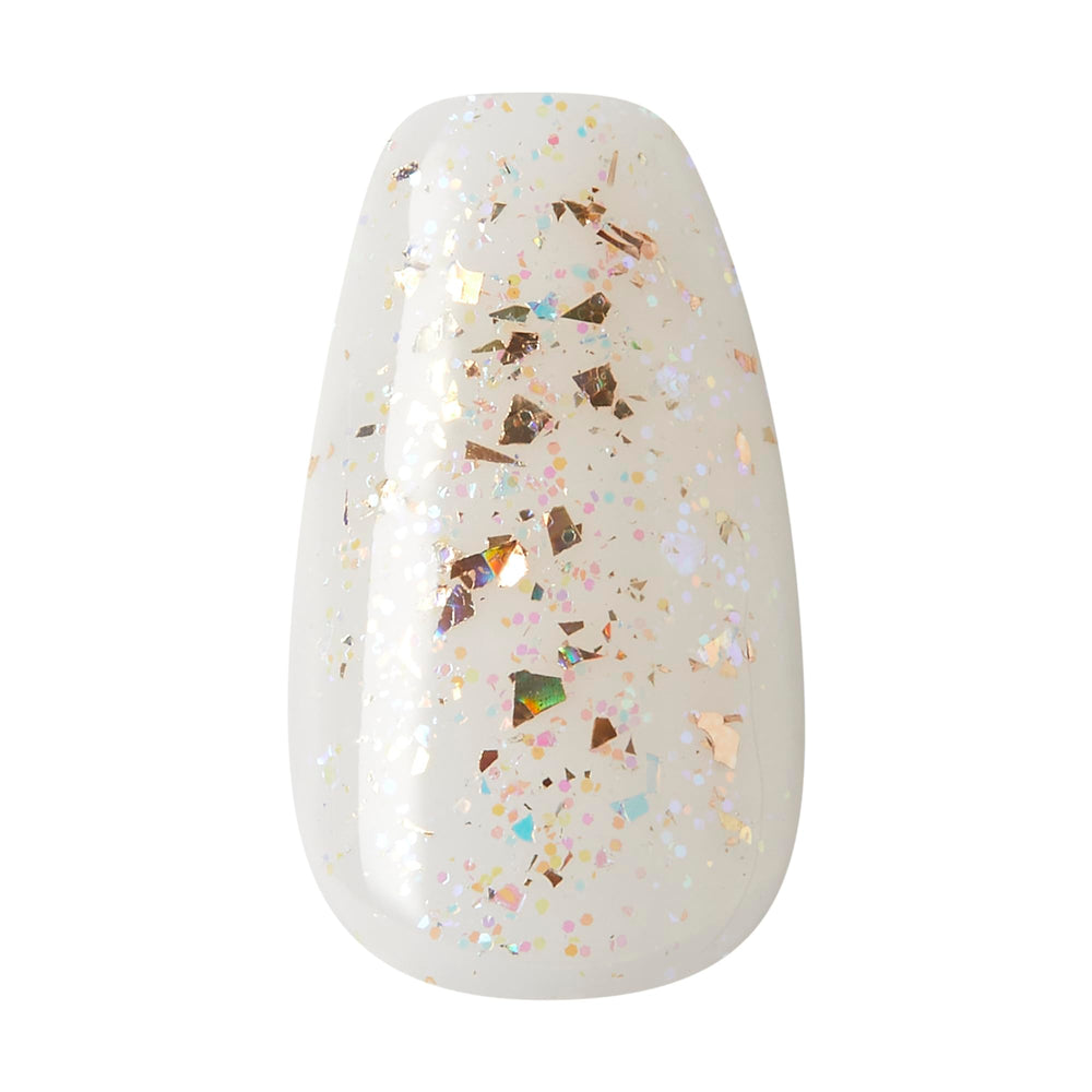 KISS imPRESS No Glue Pedi manicure stick aids accurate nail placement and removal.