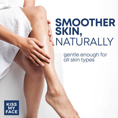 Kiss My Face Moisture Shave Cream with aloe leaf extract soothes skin