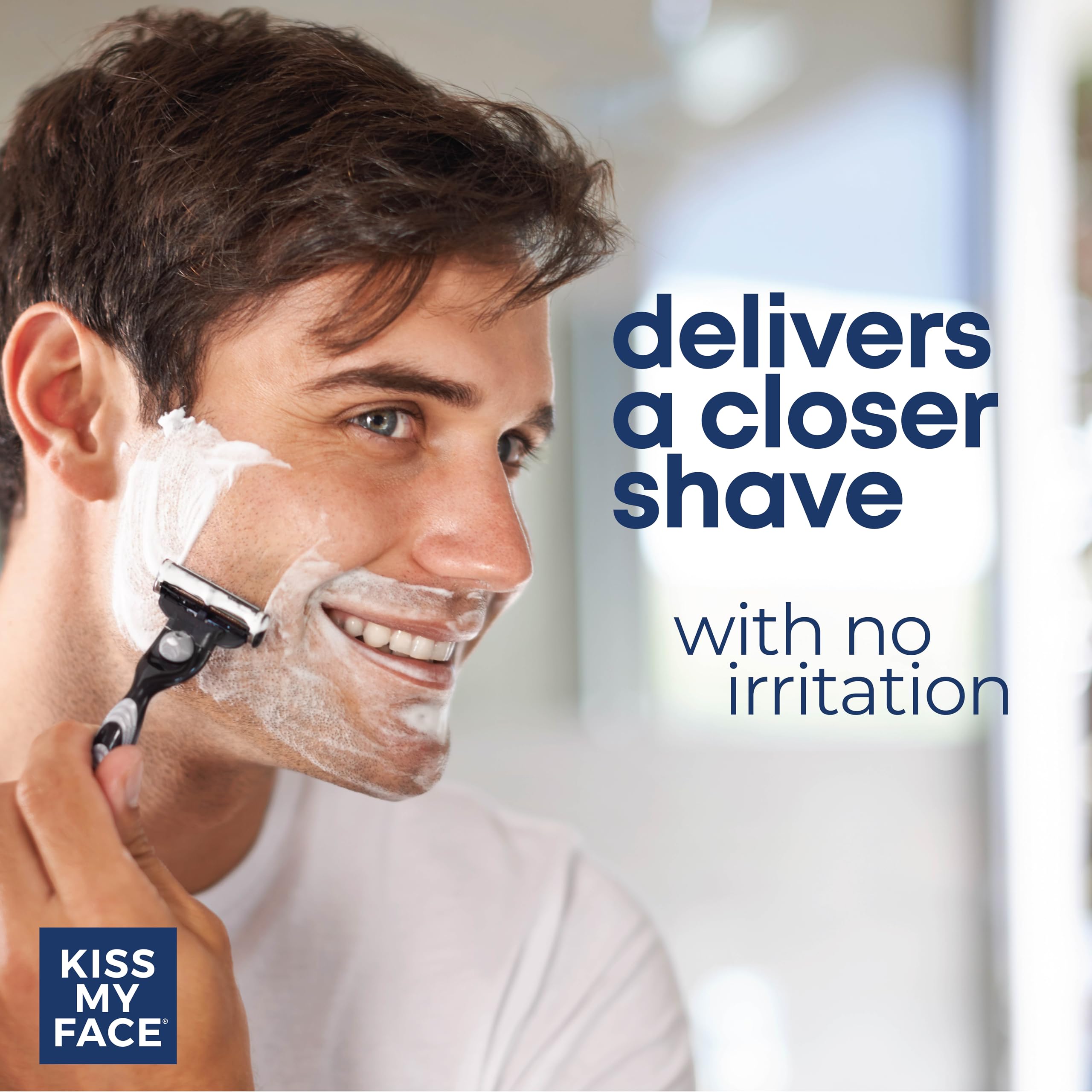 Kiss My Face Moisture Shave Cream includes goldenseal for nick protection