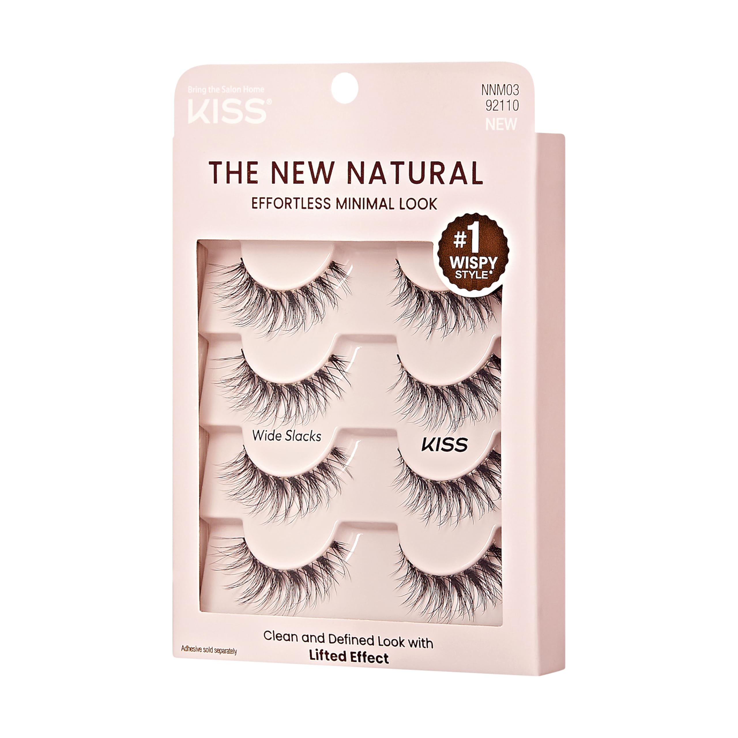 Back-to-school ready natural lashes by KISS New Natural Wide Slacks