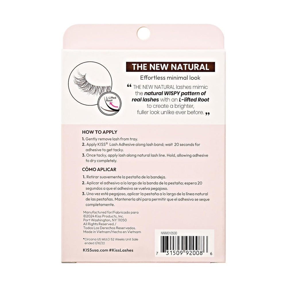 KISS Pearl Earring classroom-ready lashes illustrate natural look for school or work.