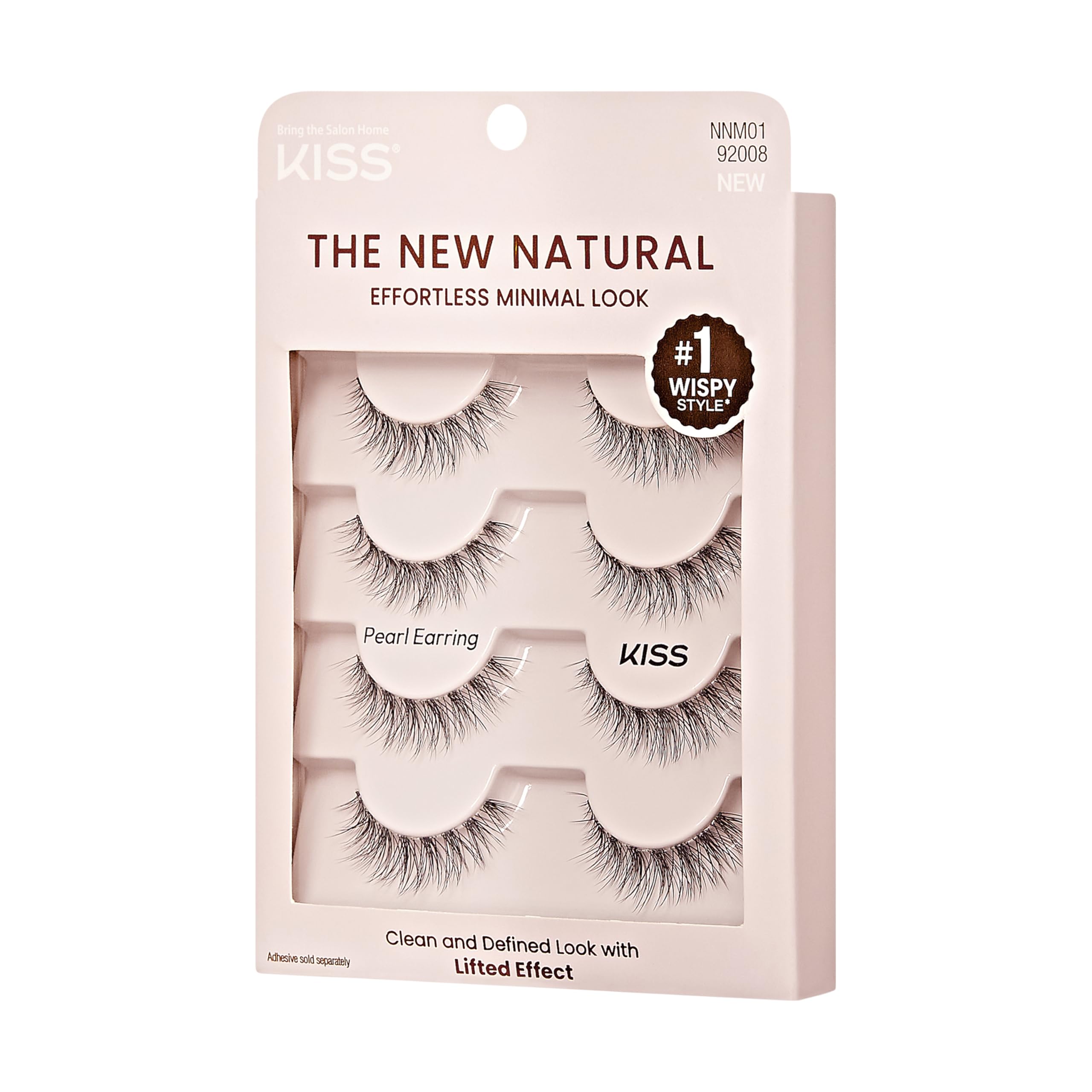KISS Pearl Earring reusable lashes care emphasizes long-lasting wear with proper maintenance.