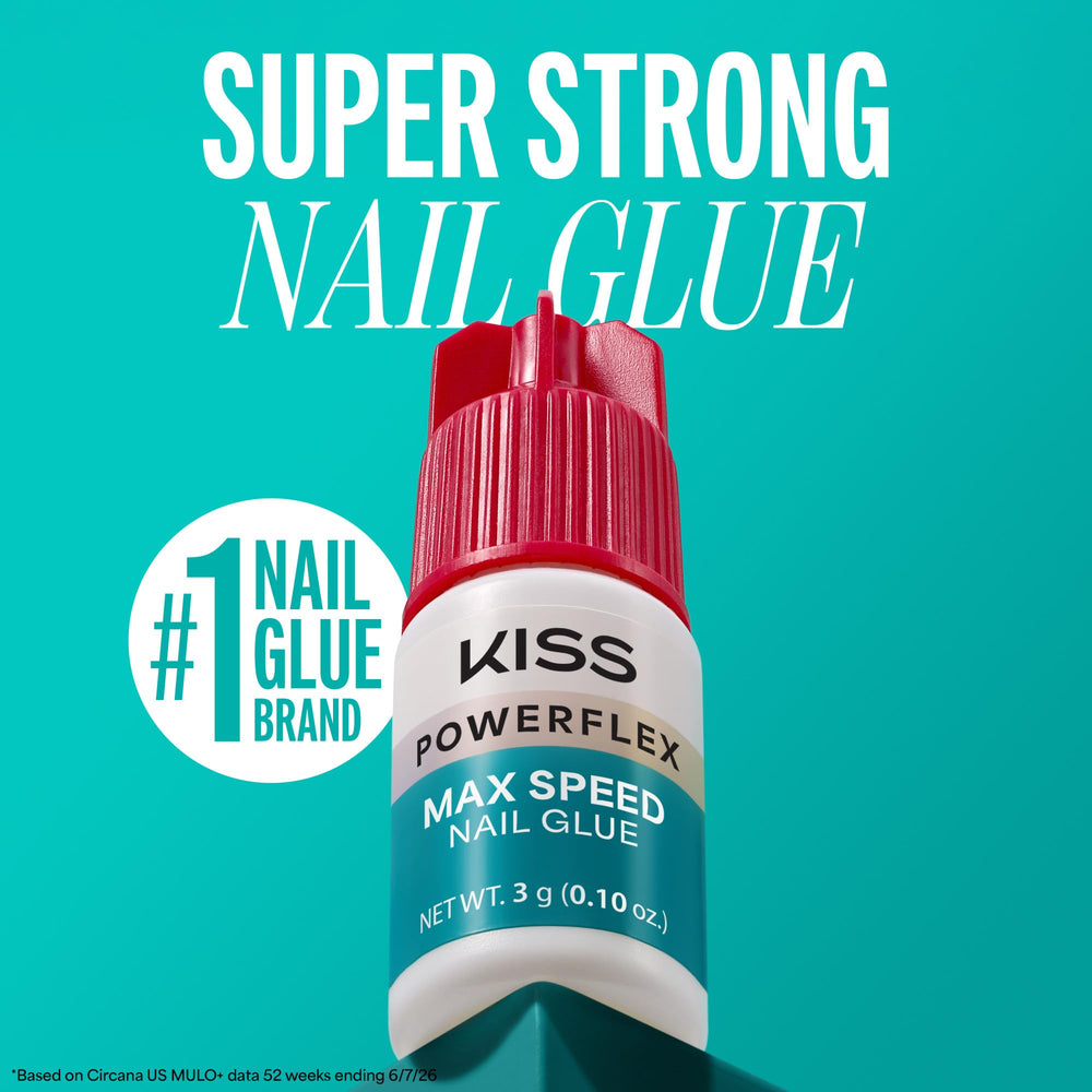 KISS glue inside a nail kit demonstrating professional-ready portability benefit