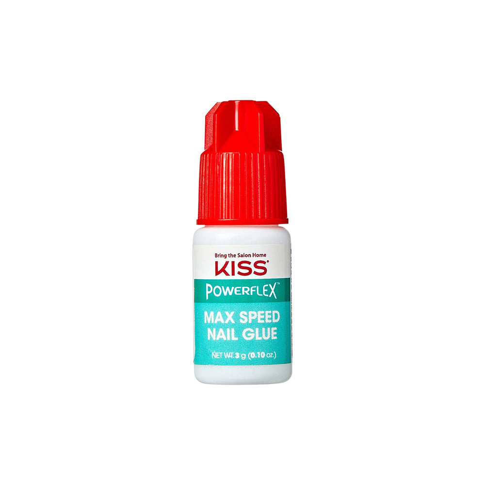 KISS glue repairing a split nail showing instant fix and strengthened nail benefit