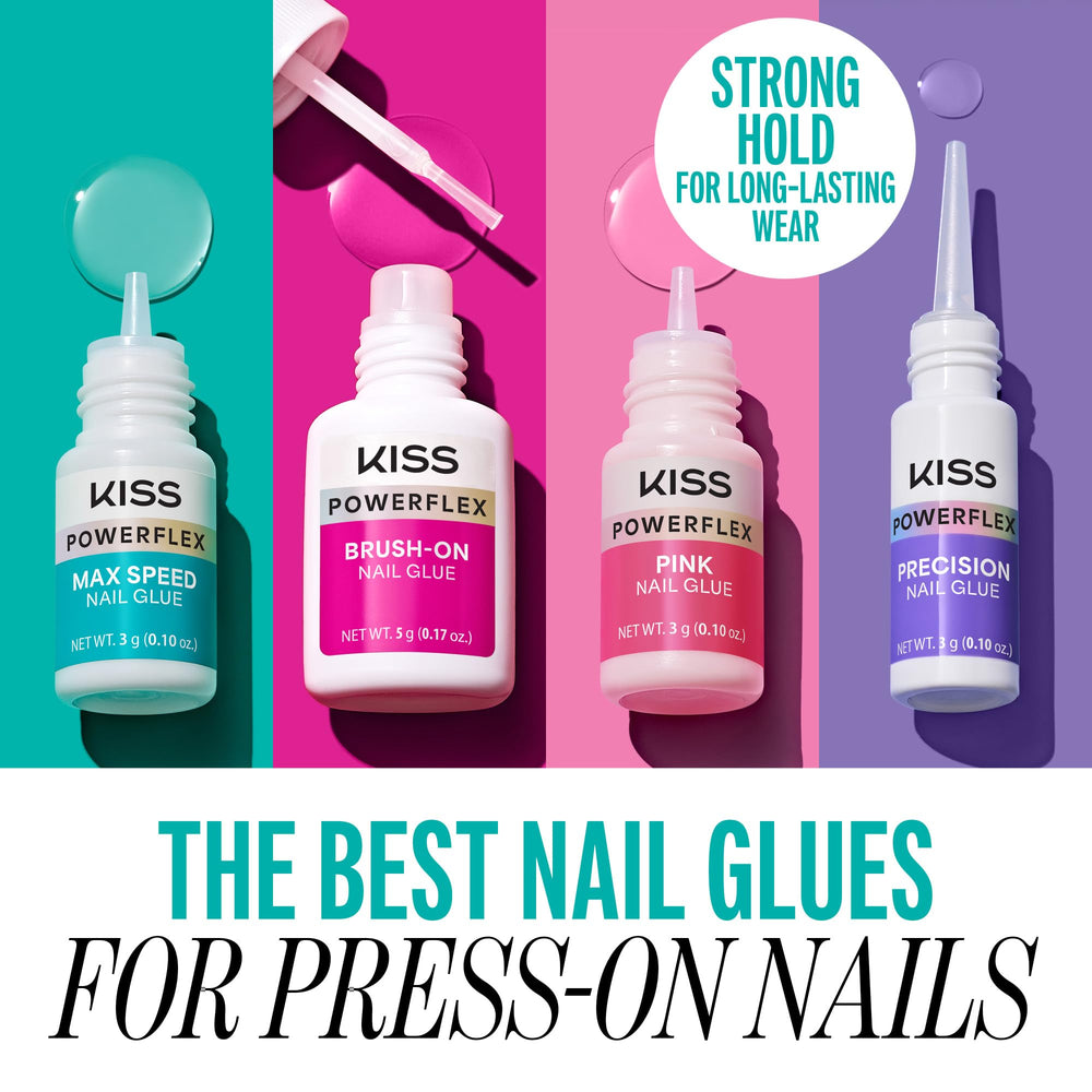 KISS glue next to common objects to show travel-friendly size and convenience benefit