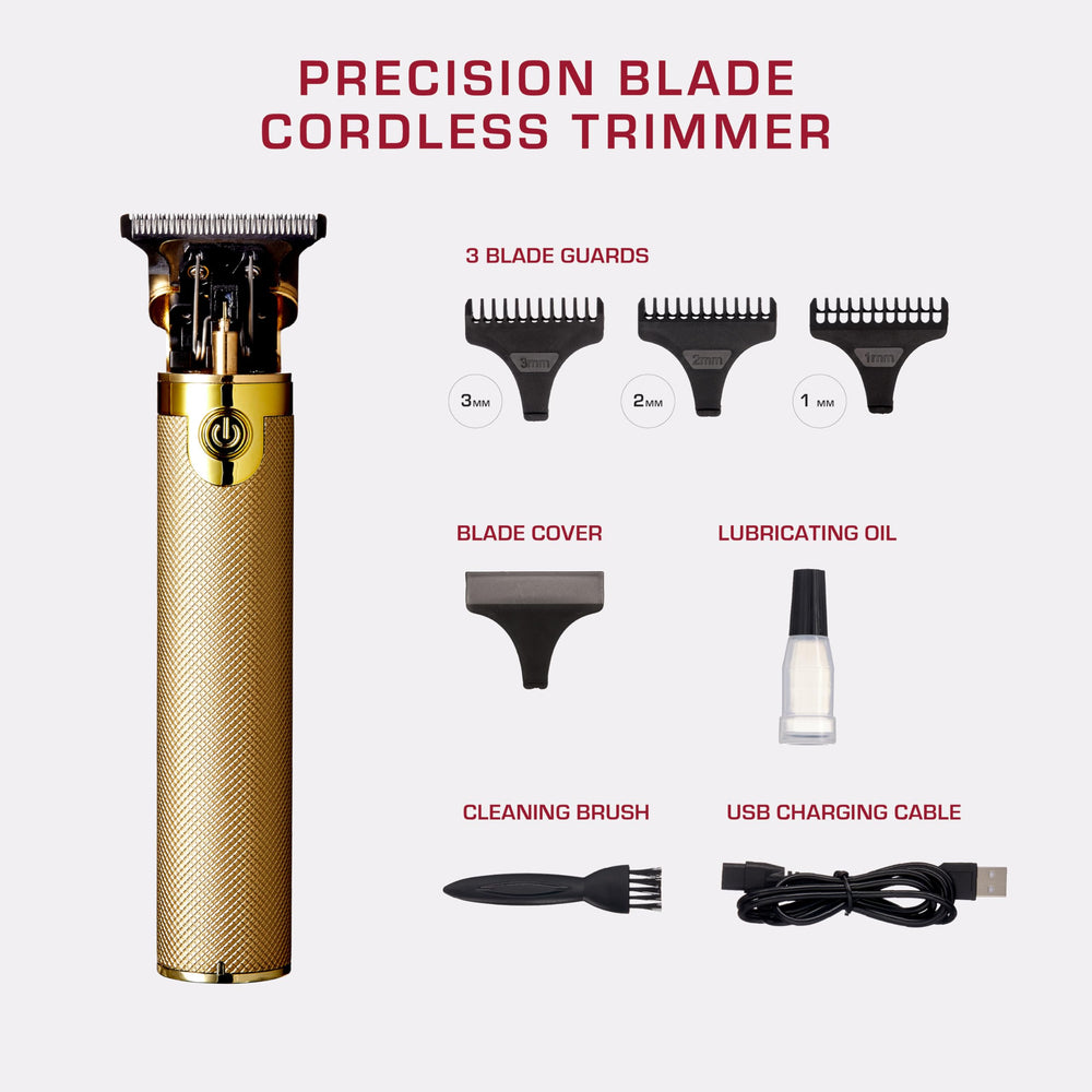 KISS Precision Blade Trimmer black blade cover protects the T-blade during storage.