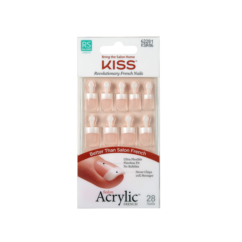 Kiss Pet Peeve Real Short nails spread shows 14 sizes for precise fit.