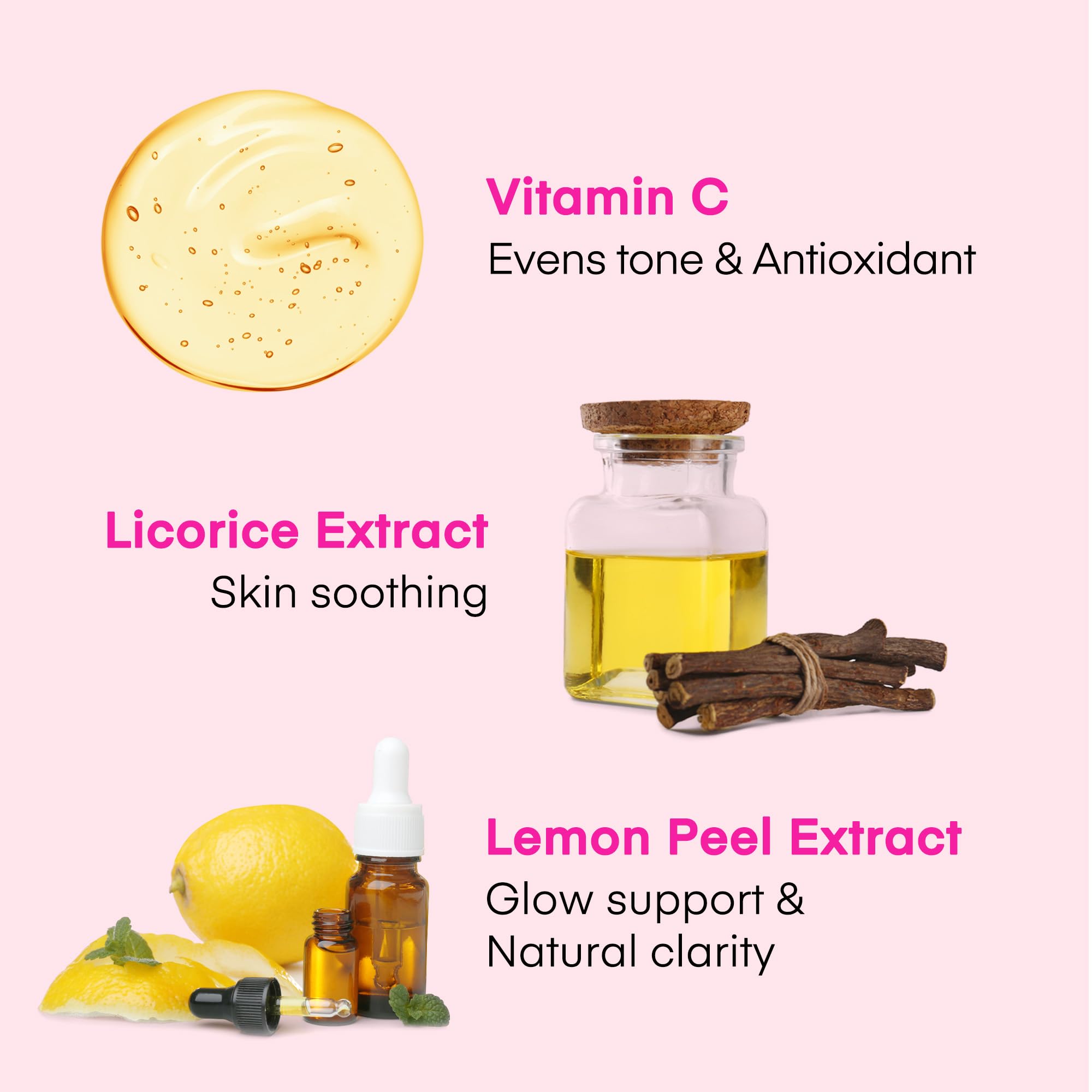 KissBea Lip Lightening ingredients include vitamin C, lemon peel, licorice for tone support.