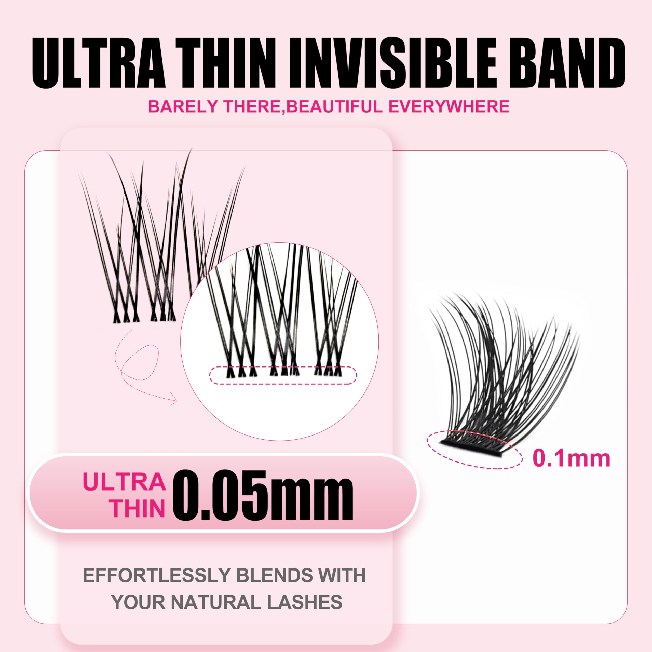 Kisslily waterproof eyelash glue along lash line for durable wear