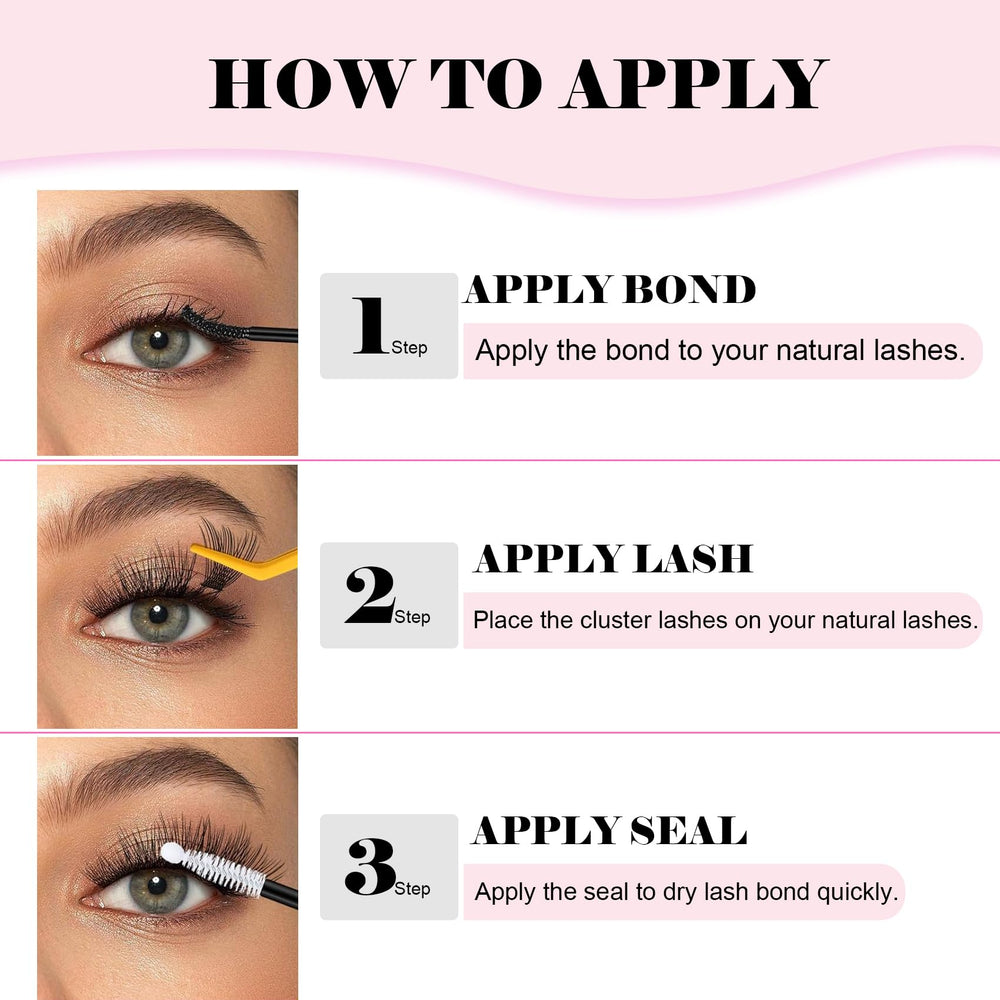 Kisslily Flare Lashes beginner-friendly application quick DIY lash look