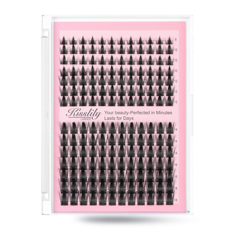 Kisslily Manga Lash Clusters pack offers lightweight, easy-to-apply lashes for DIY looks.