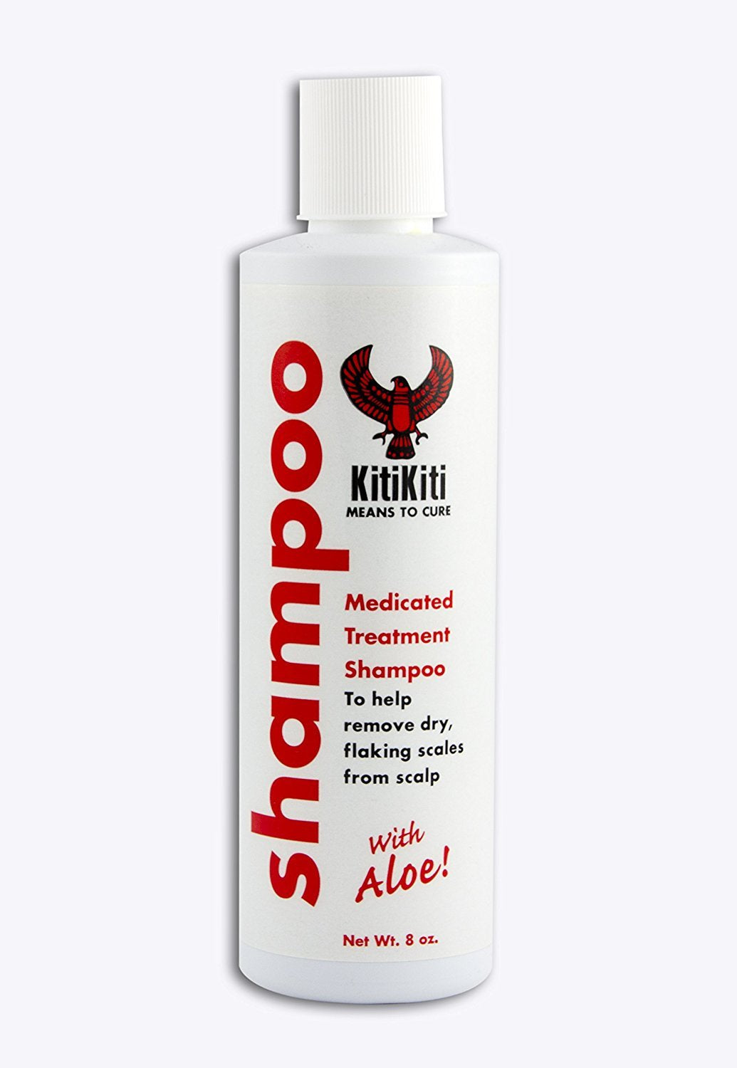 Kitikiti Shampoo Medicated Aloe bottle for gentle cleansing and scalp refreshment
