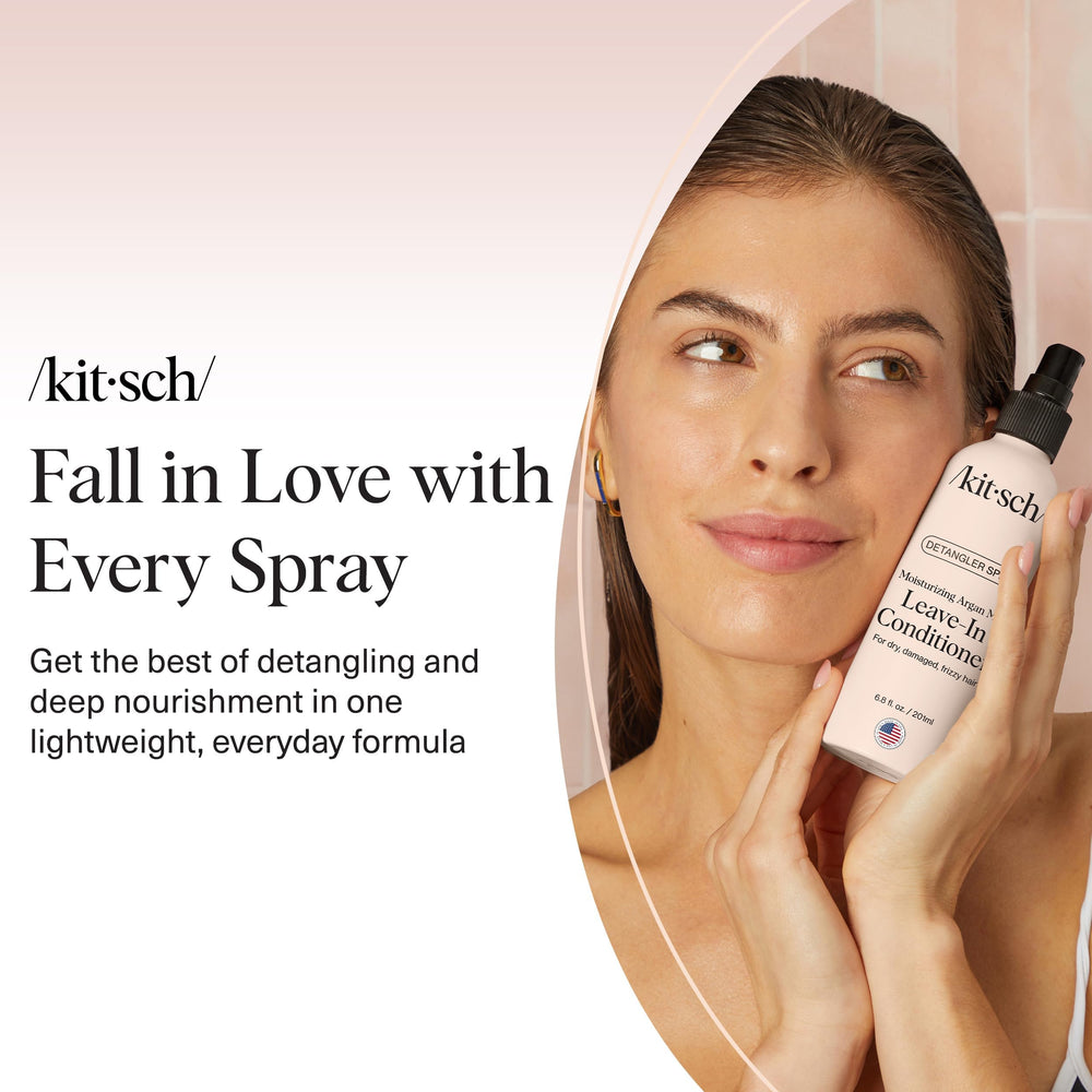 Kitsch Argan Milk Leave-In Gift Packaging for gifting hair care