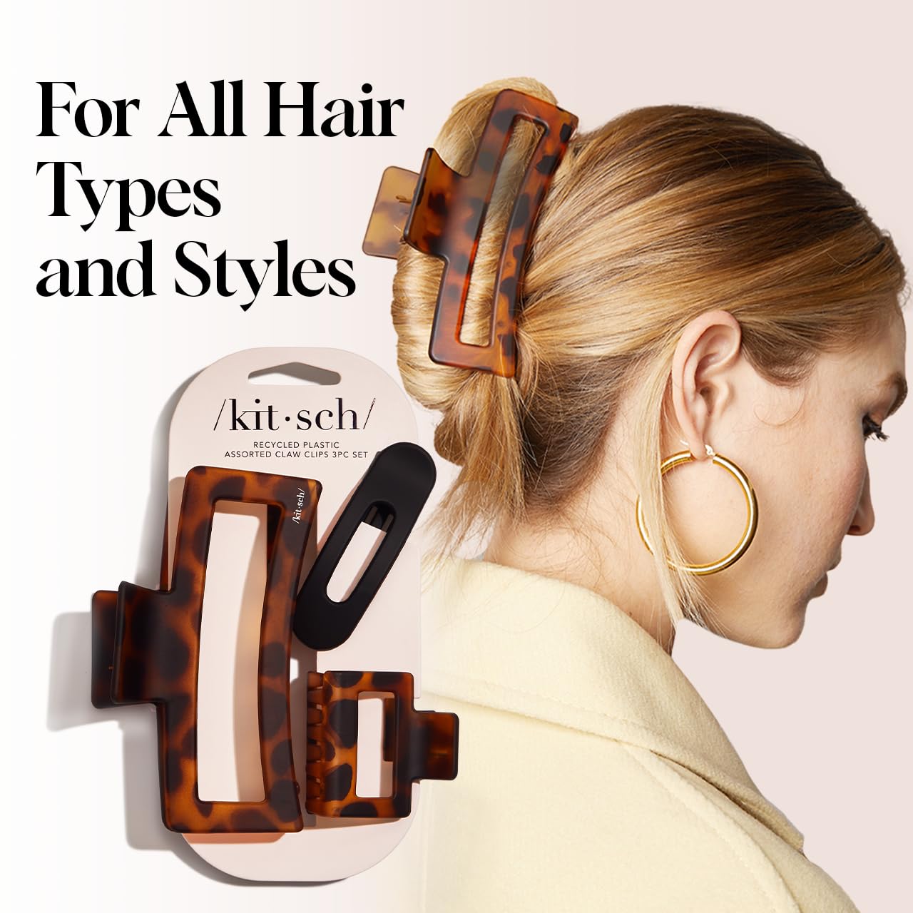Kitsch eco-friendly clip set highlights sustainability for daily styling