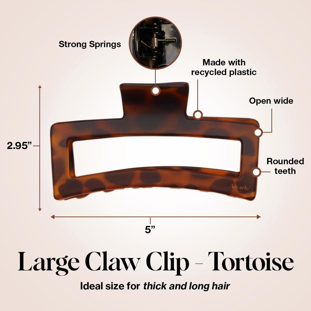 Kitsch tortoise-pattern clip closeup shows versatile style for casual or formal outfits