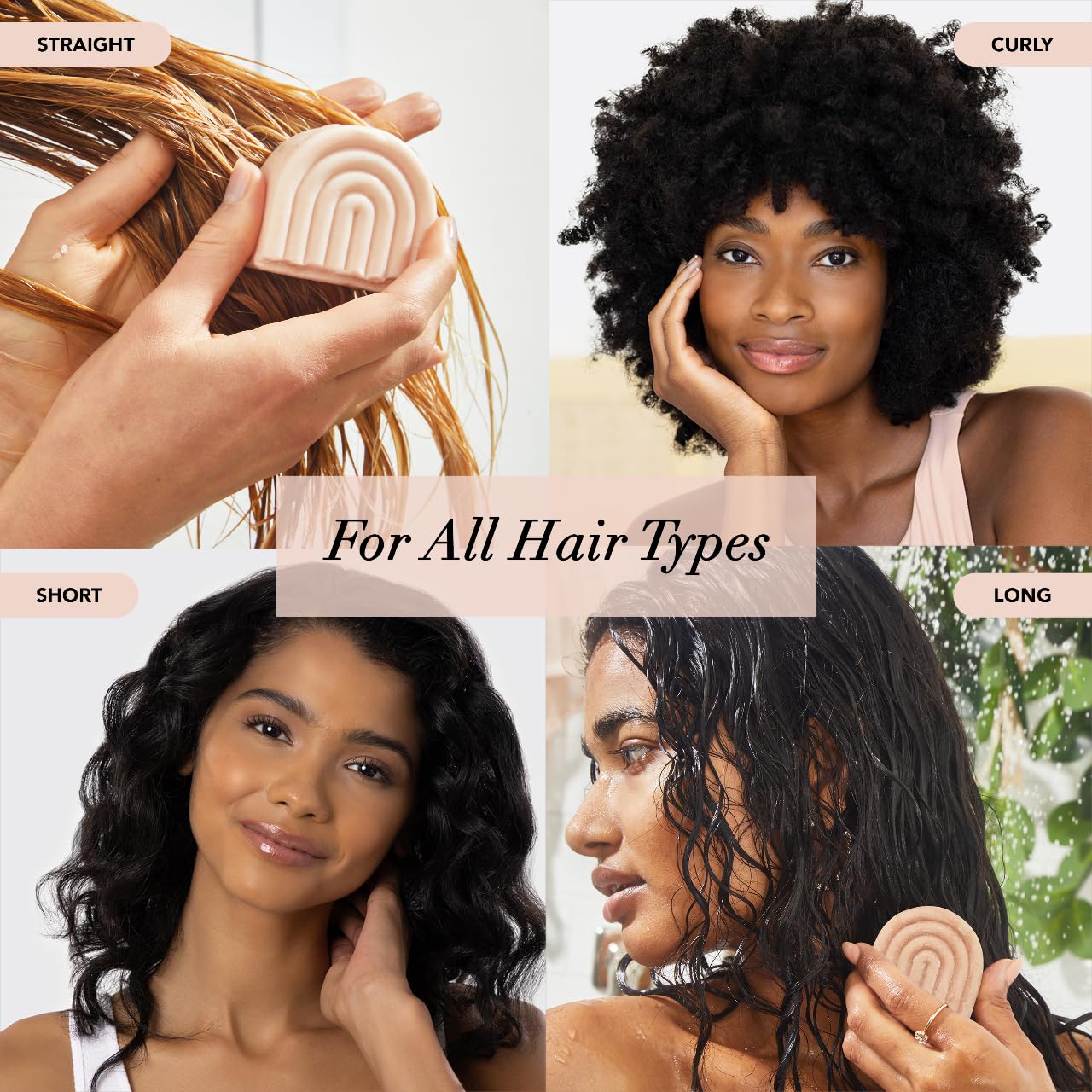 Kitsch Bond Repair Hair Mask application steps illustrating bond repair routine.