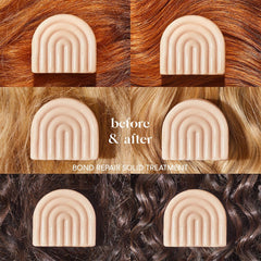 Kitsch Bond Repair Hair Mask in hand ready for nourishing application.