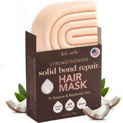 Kitsch Bond Repair Hair Mask packaging opened for zero-waste, travel-friendly use.