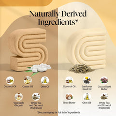 Kitsch coconut oil conditioner bar close-up shows rich formula for lasting moisture.