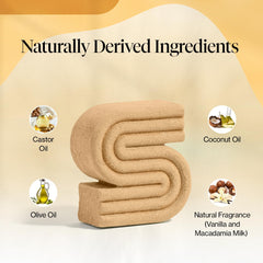 Kitsch Coconut Oil Shampoo Bar on curls showing detangling and manageability