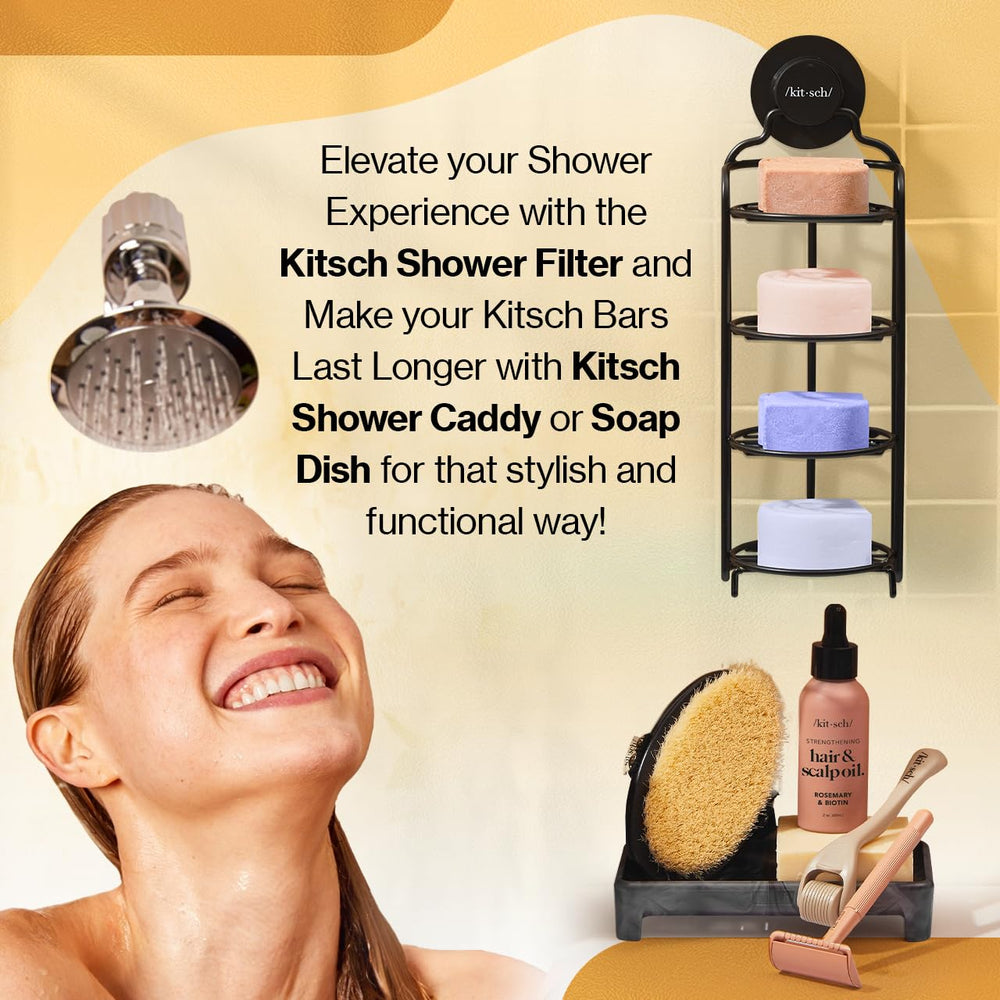 Kitsch Coconut Oil Shampoo Bar travel-friendly and TSA-approved