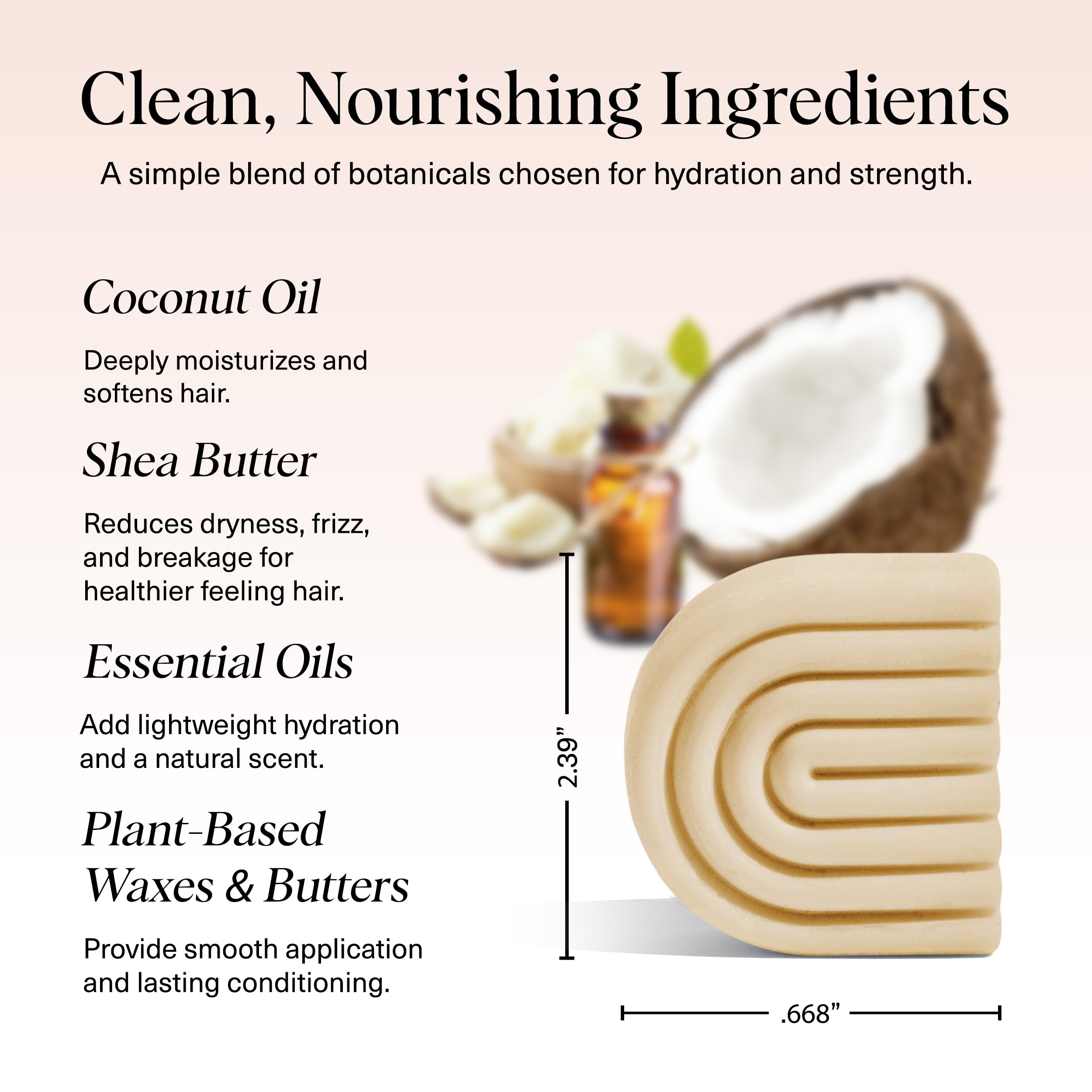 Kitsch conditioner bar on color-treated hair demonstrating color-safe pH balance.