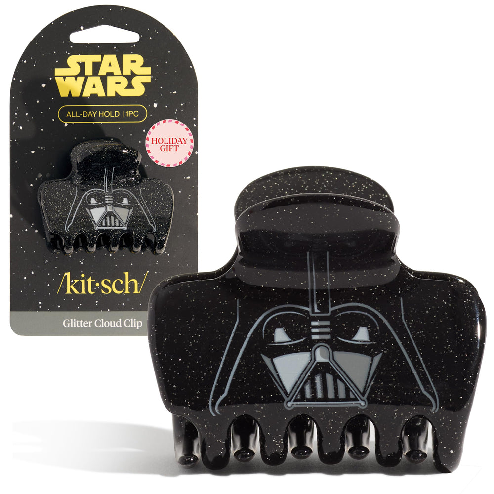 Kitsch Darth Vader glitter medium hair clip shines for daily styling and secure hold