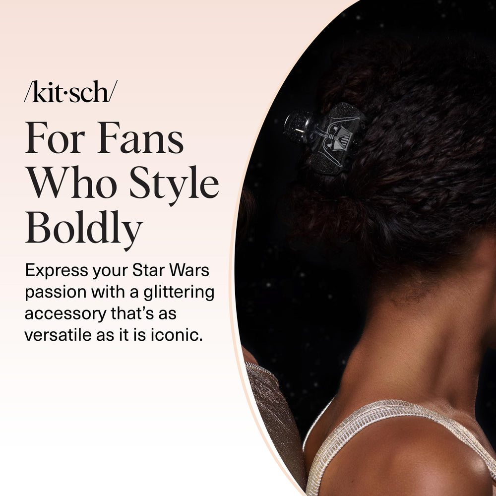Kitsch Darth Vader clip is lightweight but durable for travel and daily routines