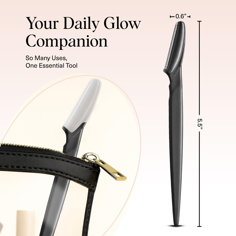 Kitsch Dermaplane Razor eco-friendly recycled plastic design for sustainable beauty routines