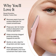 Kitsch Dermaplane Razor eyebrow-trimmer scene for precise shaping